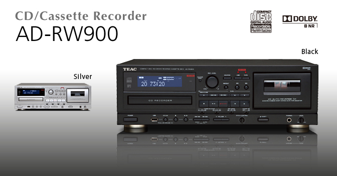 AD-RW900 - USB接続対応CD/カセットレコーダー