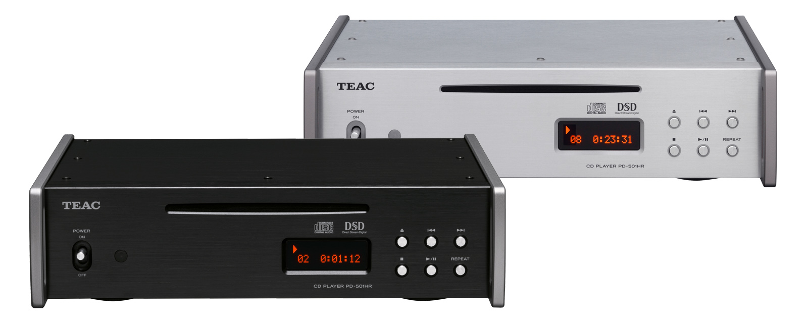 Teac PD-501HR CD Player in Black with High Resolution Audio 