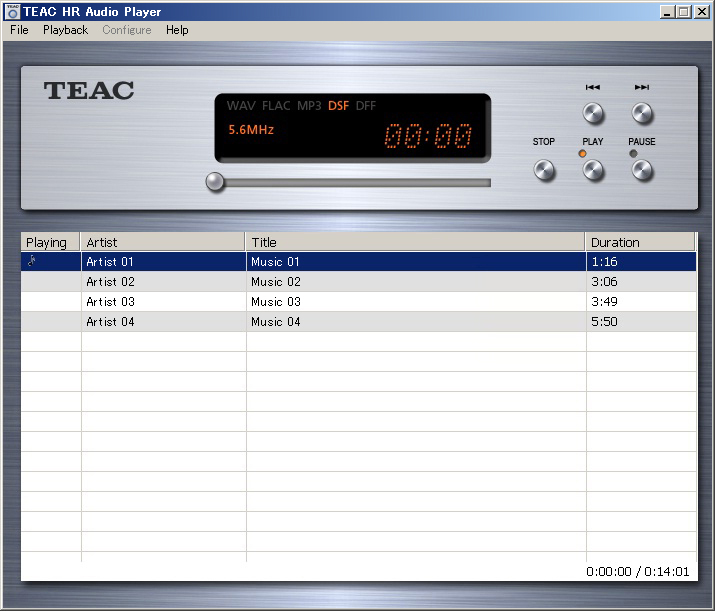 TEAC HR Audio Player