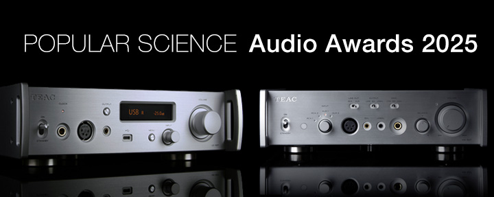 UD-507とHA-507が米POPULAR SCIENCE誌の2025年オーディオアワードを受賞
