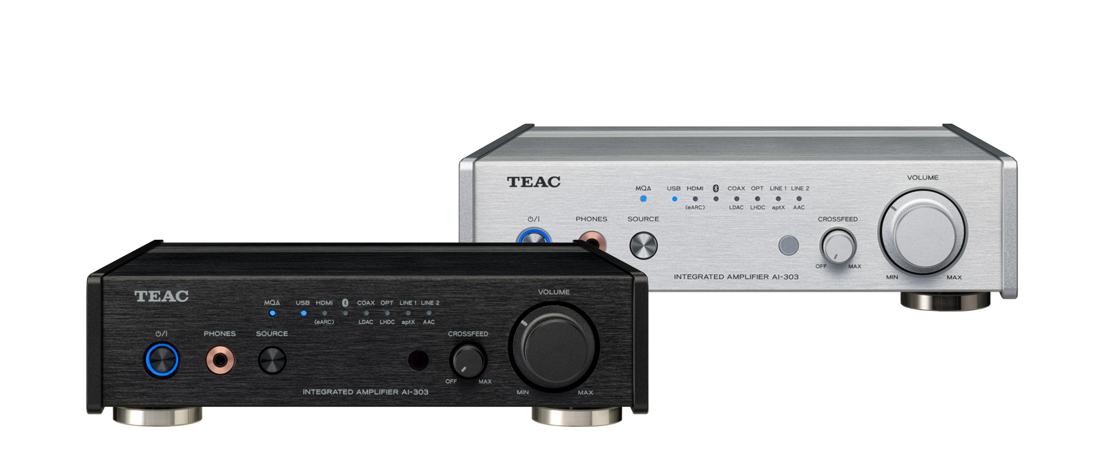 TEAC TEAC TEAC AI-303/シルバー（HDMI・USB DAC・Bluetooth搭載プリメインアンプ）【在庫有り即納】 