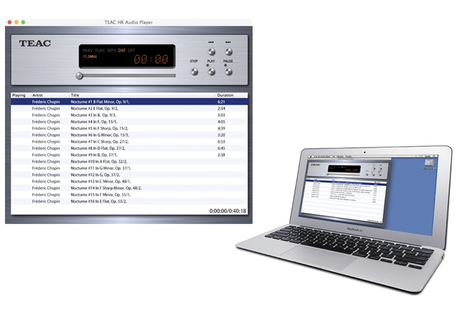 HA-P5  HR Audio Player for Mac/Win