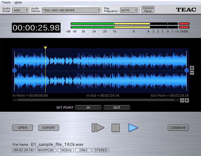 TEAC Hi-Res Editor