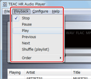 TEAC HR Audio Player