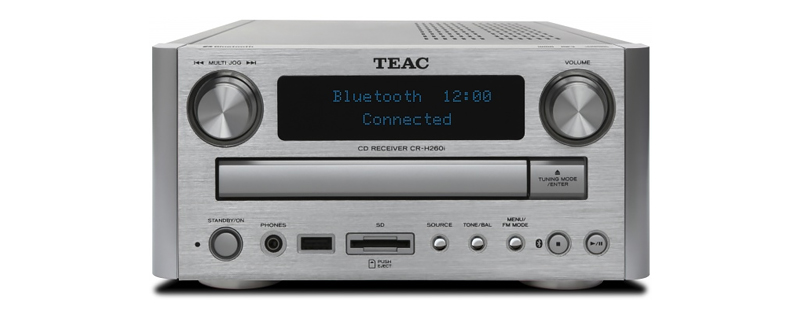 TEAC CD/SDレシーバー Bluetooth対応 黒 CR-H260i-B